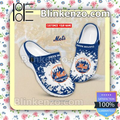New York Mets Logo Crocs Sandals