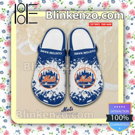 New York Mets Logo Crocs Sandals a