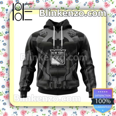 New York Rangers Batman NHL Pullover Jacket