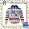 New York Rangers Honor Military Grey Camo NHL Pullover Jacket