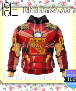 New York Rangers Iron Man NHL Pullover Jacket