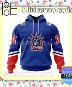 New York Rangers Liberty Blue NHL Pullover Jacket
