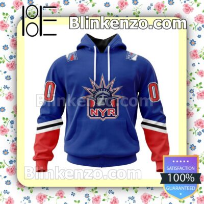 New York Rangers Liberty Blue NHL Pullover Jacket