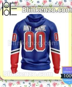 Rating New York Rangers Liberty Blue NHL Pullover Jacket