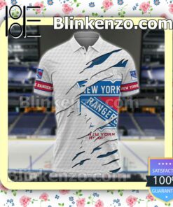 New York Rangers NHL Logo Golf Polo Shirt