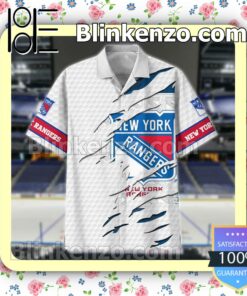 Unisex New York Rangers NHL Logo Golf Polo Shirt