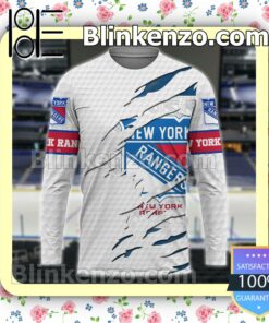 Top New York Rangers NHL Logo Golf Polo Shirt