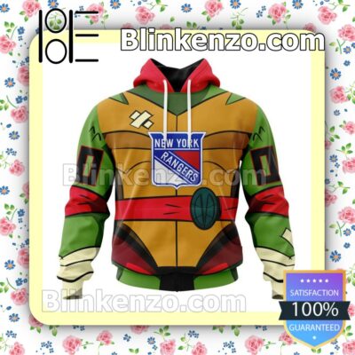 New York Rangers Teenage Mutant Ninja Turtles NHL Pullover Jacket