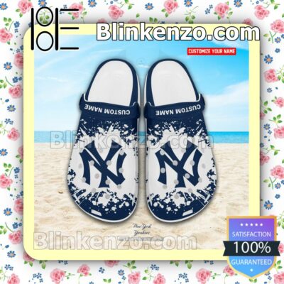 New York Yankees Logo Crocs Sandals a