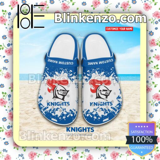 Newcastle Knights Logo Crocs Sandals a