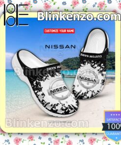 Nissan Motor Logo Crocs Sandals