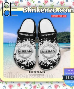 Nissan Motor Logo Crocs Sandals a