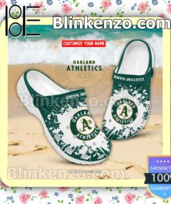 Oakland Athletics Logo Crocs Sandals