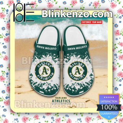 Oakland Athletics Logo Crocs Sandals a