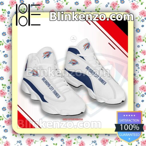 Oklahoma City Thunder Logo Nike Running Sneakers a