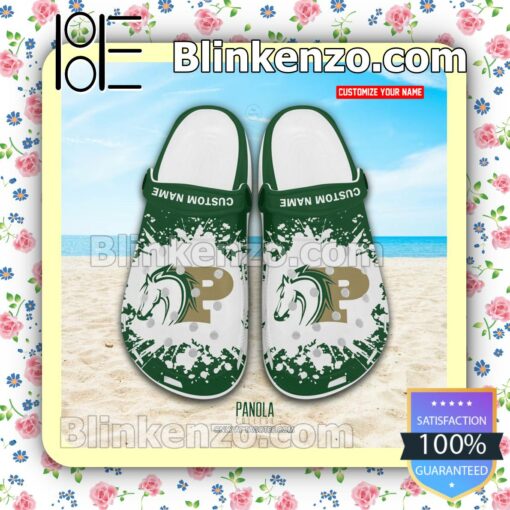 Panola College Personalized Crocs Sandals a
