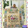 Peanuts 70th Anniversary 1950-2020 Charles M. Schulz Thank You For The Memories Fan Quilt