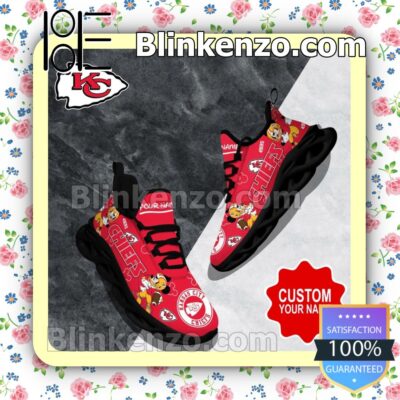 Personalized Mickey Mouse Kansas City Vs San Francisco 49er Sports Shoes