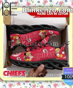 Adorable Personalized Mickey Mouse Kansas City Vs San Francisco 49er Sports Shoes