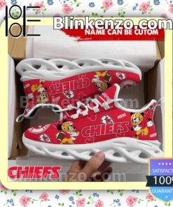 Luxury Personalized Mickey Mouse Kansas City Vs San Francisco 49er Sports Shoes