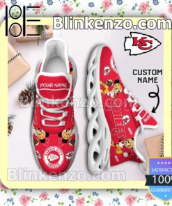 Limited Edition Personalized Mickey Mouse Kansas City Vs San Francisco 49er Sports Shoes