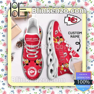 Limited Edition Personalized Mickey Mouse Kansas City Vs San Francisco 49er Sports Shoes