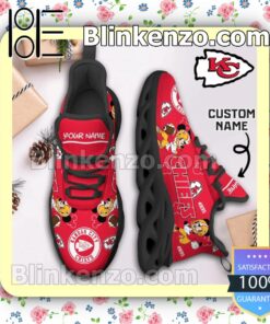 Adorable Personalized Mickey Mouse Kansas City Vs San Francisco 49er Sports Shoes