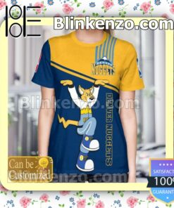 Adorable Personalized Nba Denver Nuggets Mascot Short Sleeve Shirt