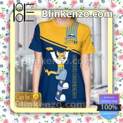 Personalized Nba Denver Mascot Sleeve Shirt -