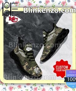 Personalized Nfl Kansas City Camouflage Sports Shoes