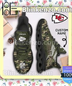 Real Personalized Nfl Kansas City Camouflage Sports Shoes