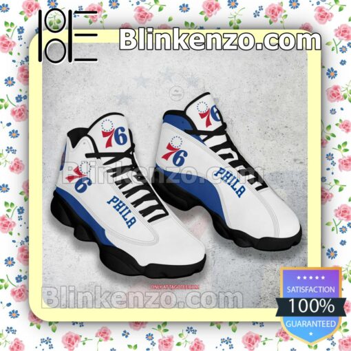 Philadelphia 76ers Logo Nike Running Sneakers