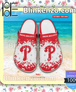 Philadelphia Phillies Logo Crocs Sandals a