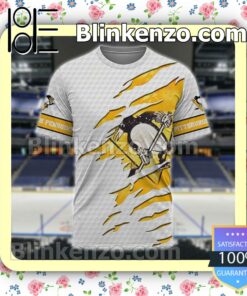 Free Ship Pittsburgh Penguins NHL Logo Golf Polo Shirt