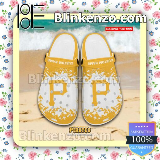 Pittsburgh Pirates Logo Crocs Sandals a