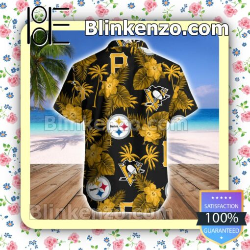 Pittsburgh Sport Teams Summer Aloha Shirts a