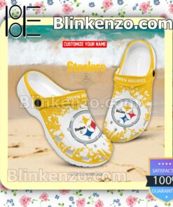 Pittsburgh Steelers Logo Crocs Sandals