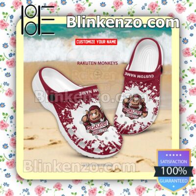 Rakuten Monkeys Logo Crocs Sandals