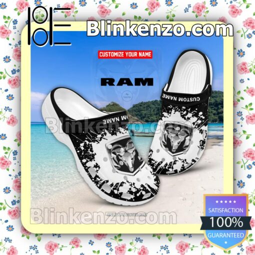 Ram Logo Crocs Sandals