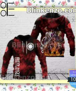Red Hot Chili Peppers Red Abstract Jacket Polo Shirt a