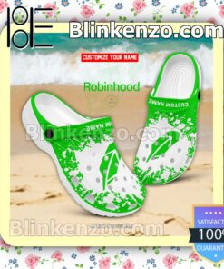 Robinhood Logo Crocs Sandals