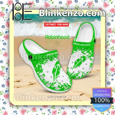 Robinhood Logo Crocs Sandals