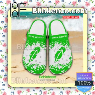 Robinhood Logo Crocs Sandals a