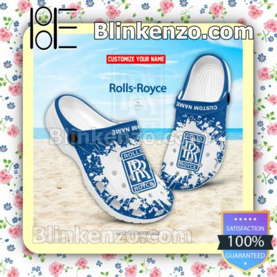 Rolls Royce Logo Crocs Sandals