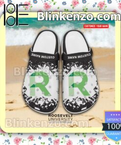 Roosevelt University Personalized Crocs Sandals a