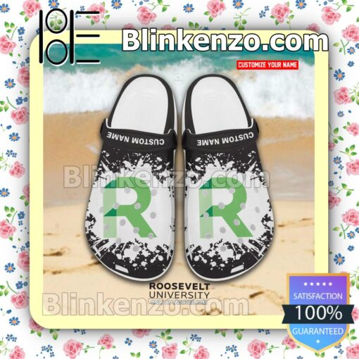 Roosevelt University Personalized Crocs Sandals a