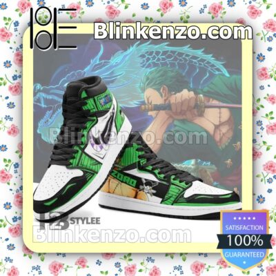 Roronoa Zoro Samurai One Piece Men High Top