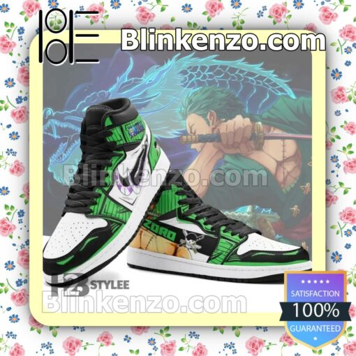 Roronoa Zoro Samurai One Piece Men High Top