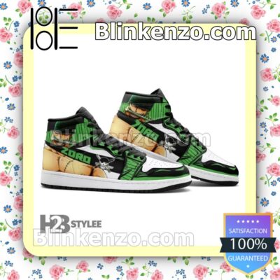 Print On Demand Roronoa Zoro Samurai One Piece Men High Top