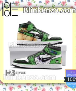 Real Roronoa Zoro Samurai One Piece Men High Top